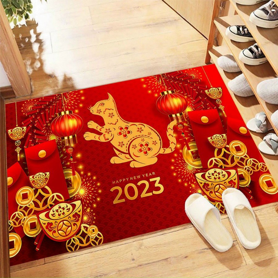 Thảm lau chân tết 2023  an khang nhiều mẫu.