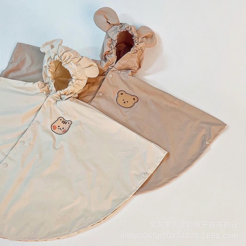 Áo Mưa Cánh Dơi Phong Cách Hàn Quốc Dottodot Cho Bé