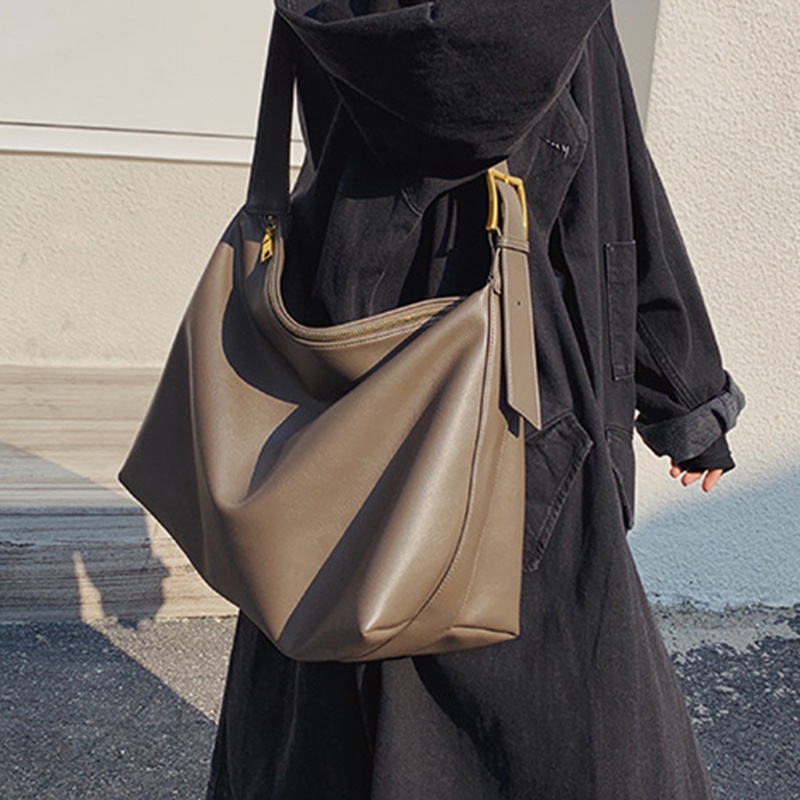 Túi Đeo Vai Mềm Mại Thời Trang Đơn Giản Cho Nữ