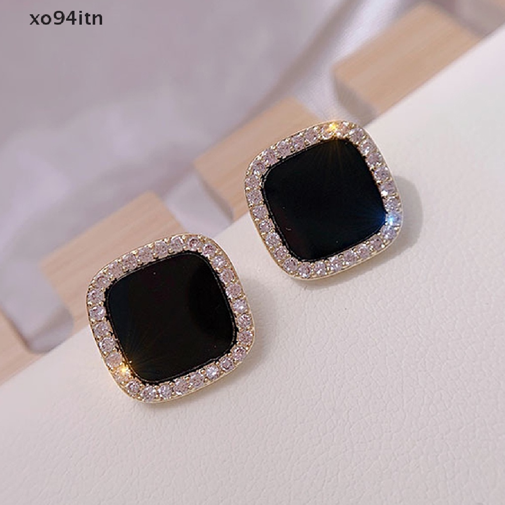 Bông Tai Đính Đá Zircon Thời Trang