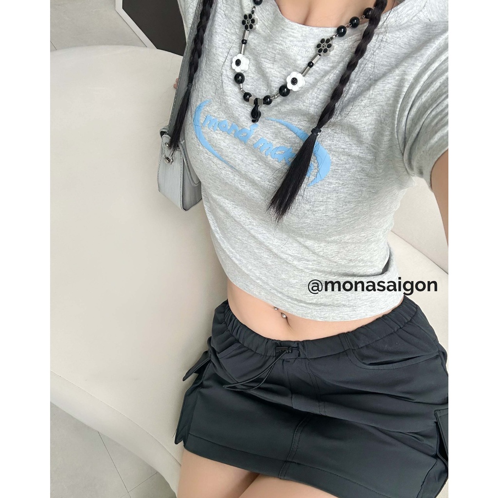 Chân váy túi hộp MONÁ - BOX ĐEN | BigBuy360 - bigbuy360.vn