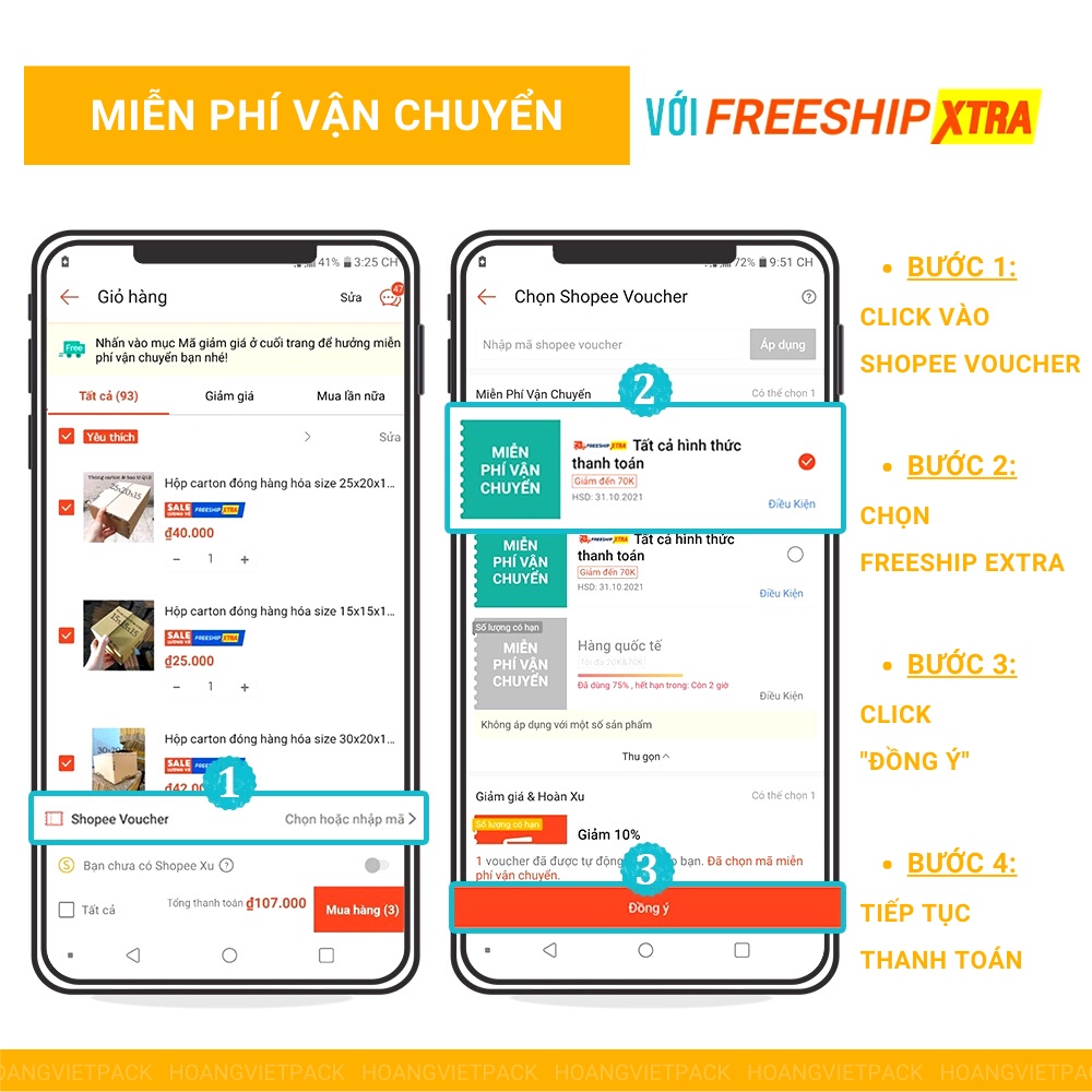 Size 35x25x5 cm - Combo 10 Thùng Hộp Carton Nắp Gài Trơn Đóng Hàng, Hộp Đóng Hàng Ship Cod - HVG14