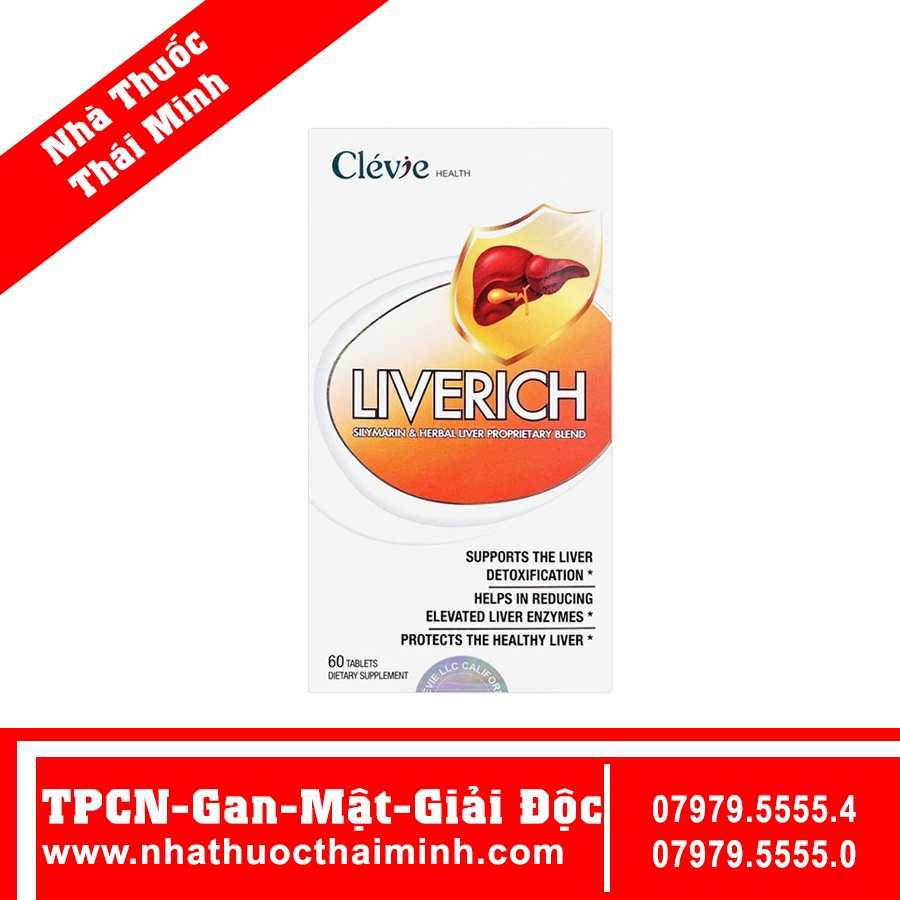 Viên uống bổ gan giải độc liverich clevie - ảnh sản phẩm 1