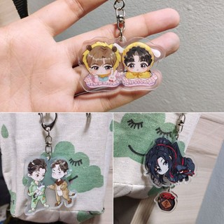 Móc khoá bjyx, bác chiến bằng mica, móc khoá treo idol dễ thương