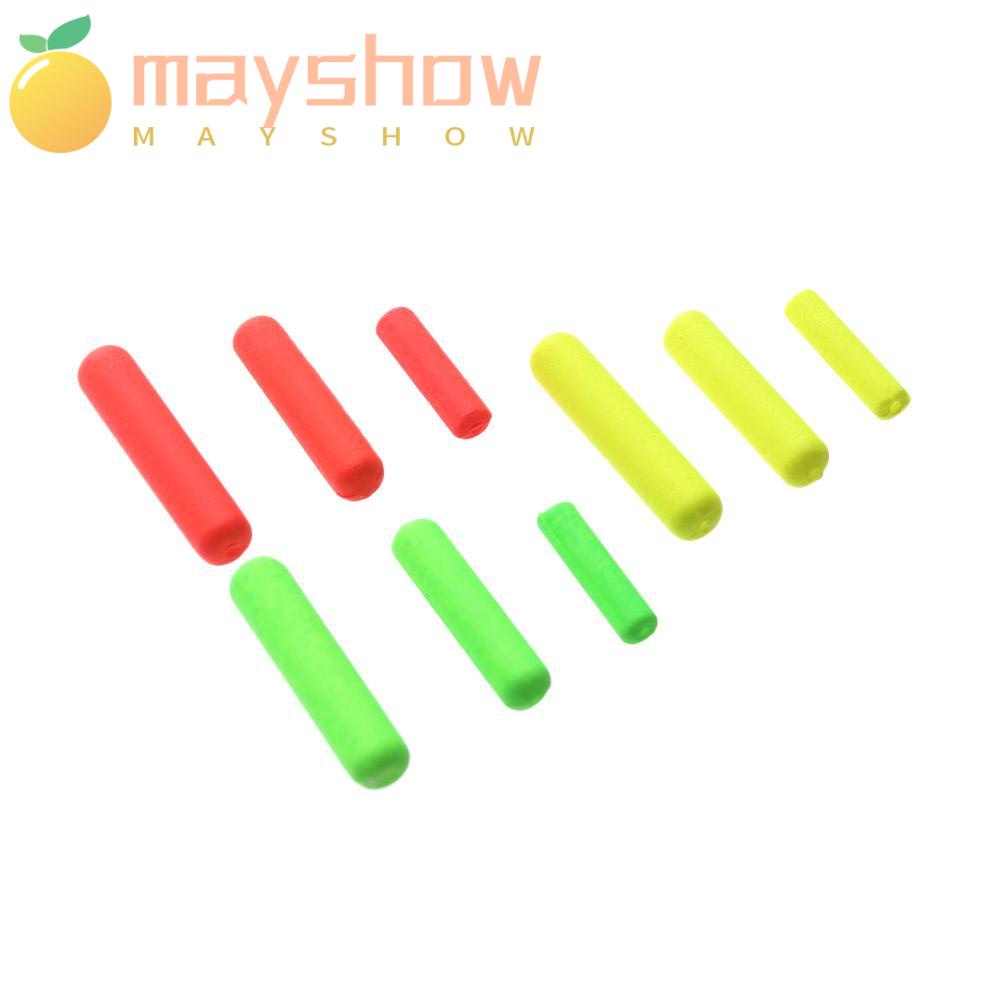 Set 50 Hạt Xốp Nổi Hình Trụ Dùng Để Câu Cá Ban Đêm