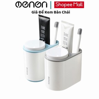 , kệ để bàn chải kem đánh răng ecoco, bộ giá đựng bàn chải và cốc nhà tắm beecook