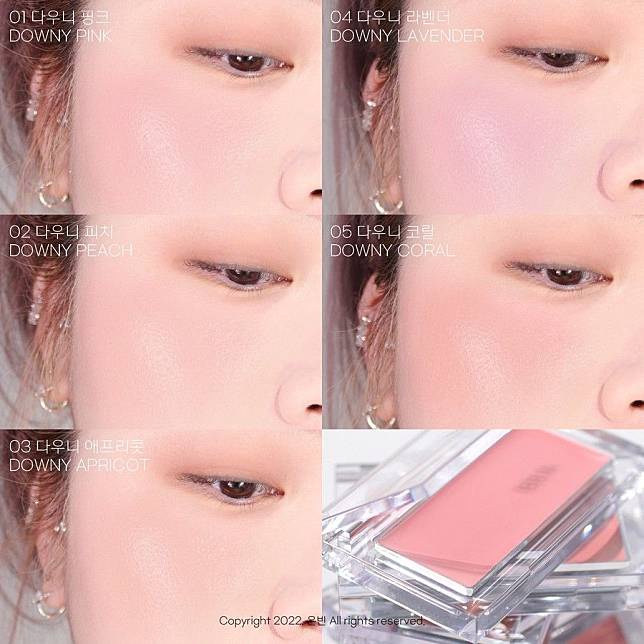 Má hồng kem Bbia Downy Cheek