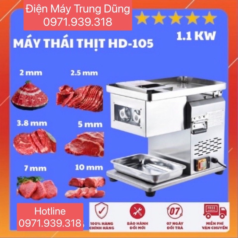 Máy Thái Thịt Công Nghiệp QX260 Dao Tháo Rời Máy Thái Thịt Tươi Sống Công Suất 1100w Cỡ Dao 2.0/2.5/3.8/5.0/7.0/10MM