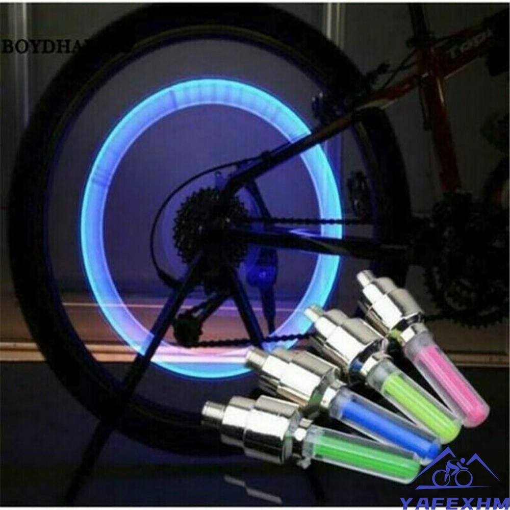 1 Đèn LED Neon Gắn Van Bánh Xe Đạp, Xe Máy, Xe Hơi