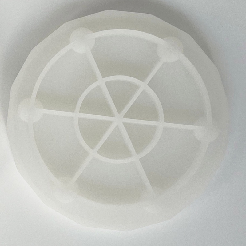 Khuôn Silicone Làm Trang Sức Nhựa Resin Hình Tròn