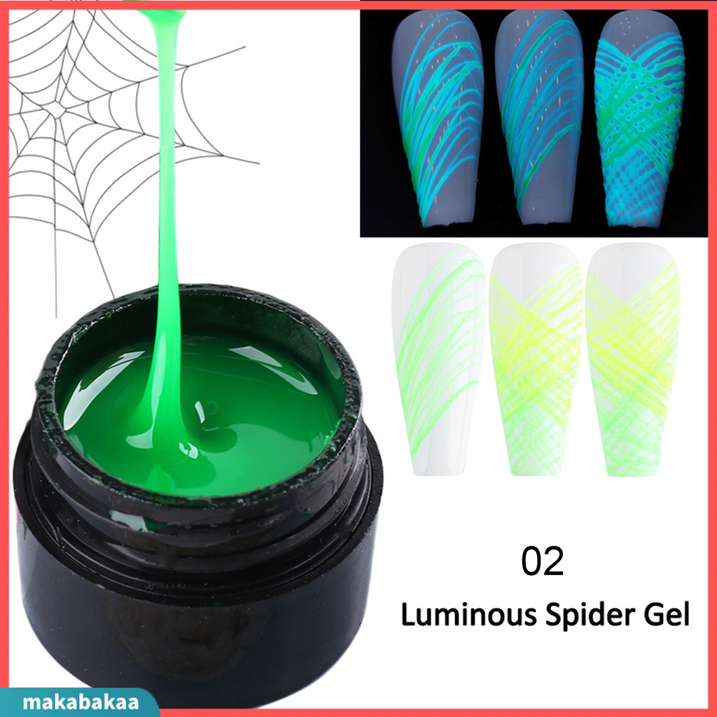 Gel vẽ móng tay 5ml màu neon dạ quang độc đáo cuốn hút