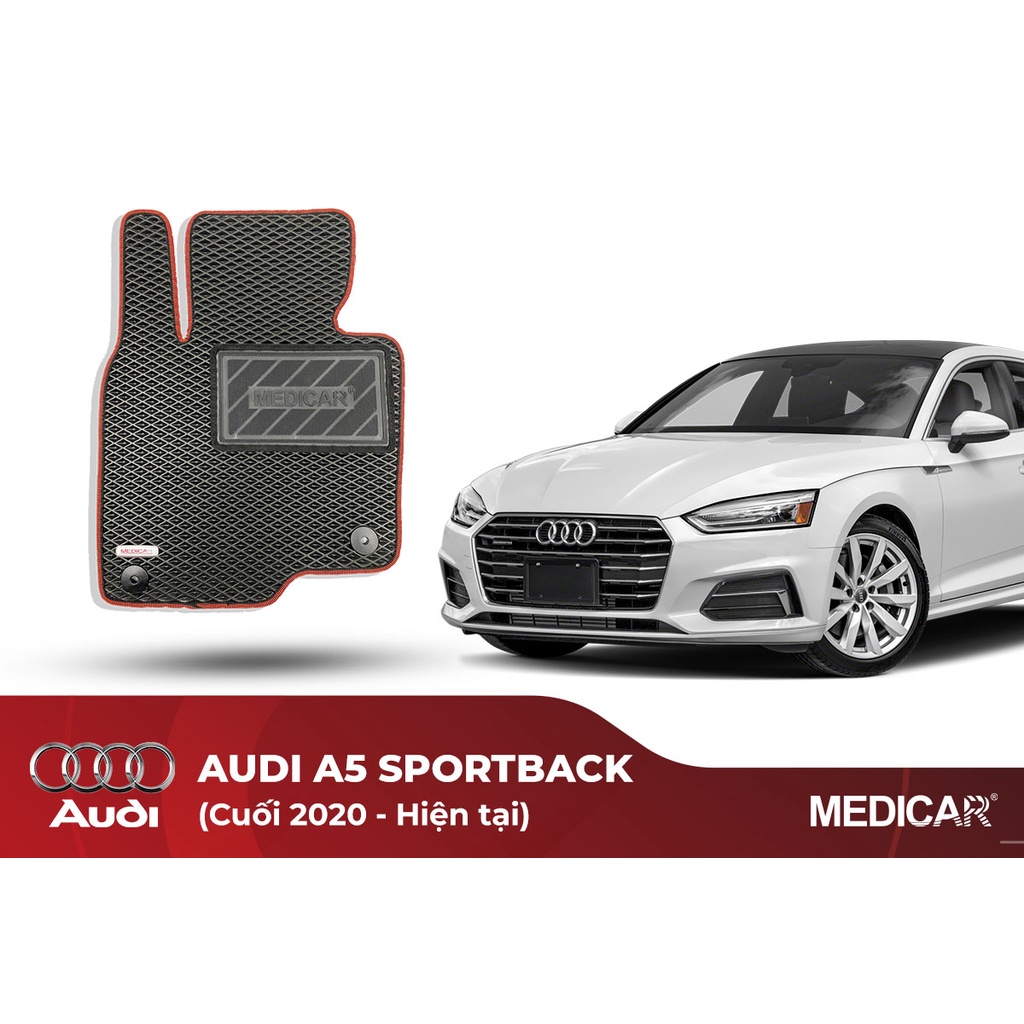 Thảm lót sàn ô tô Medicar xe Audi Q5 Sportback (cuối 2020->hiện tại) - chống nước, không mùi, ngăn bụi bẩn