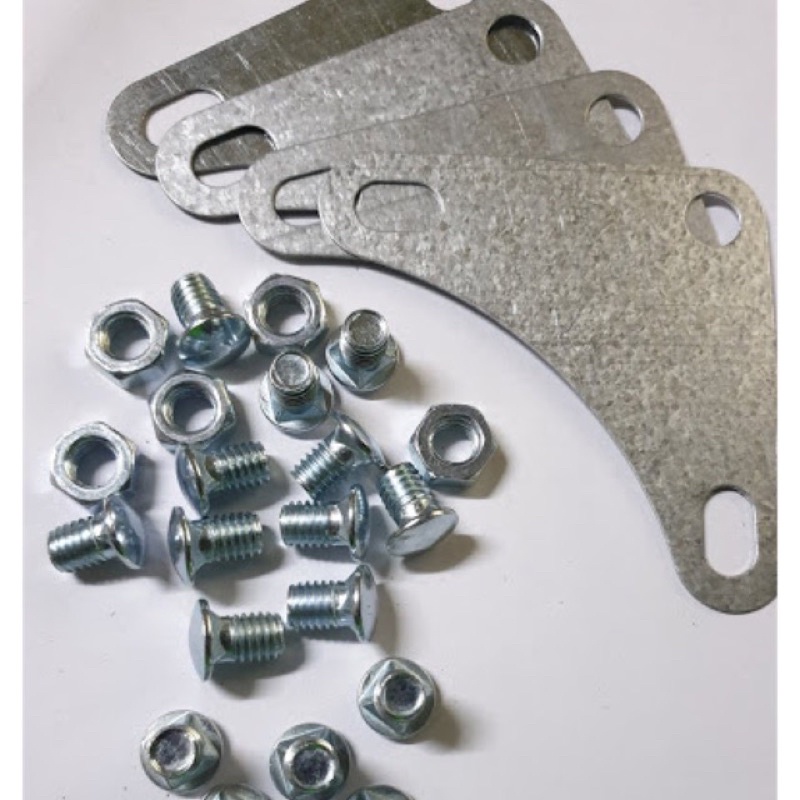 bộ ốc bắt giá đa năng m8x10 và ke tam giác(50bộ)