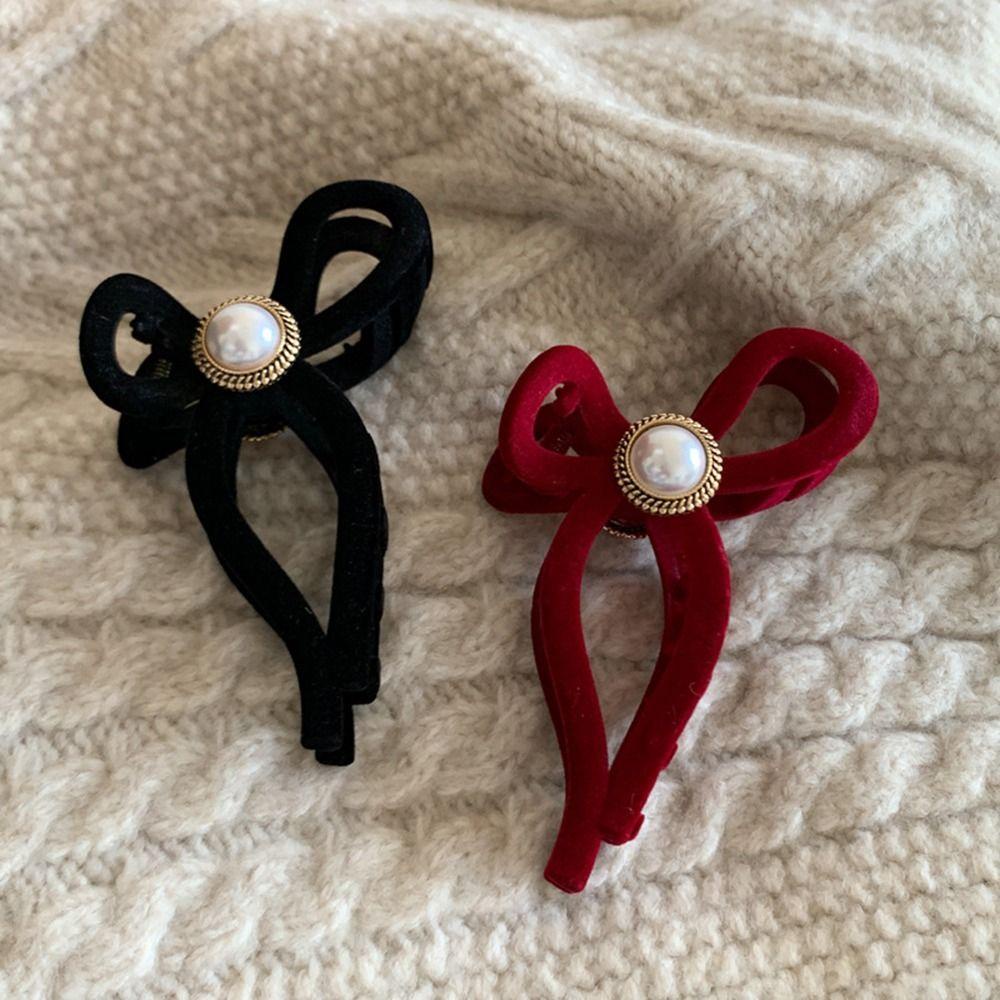 Kẹp Tóc Đuôi Ngựa Hình Nơ Phong Cách Hàn Quốc Ngọt Ngào Cho Nữ