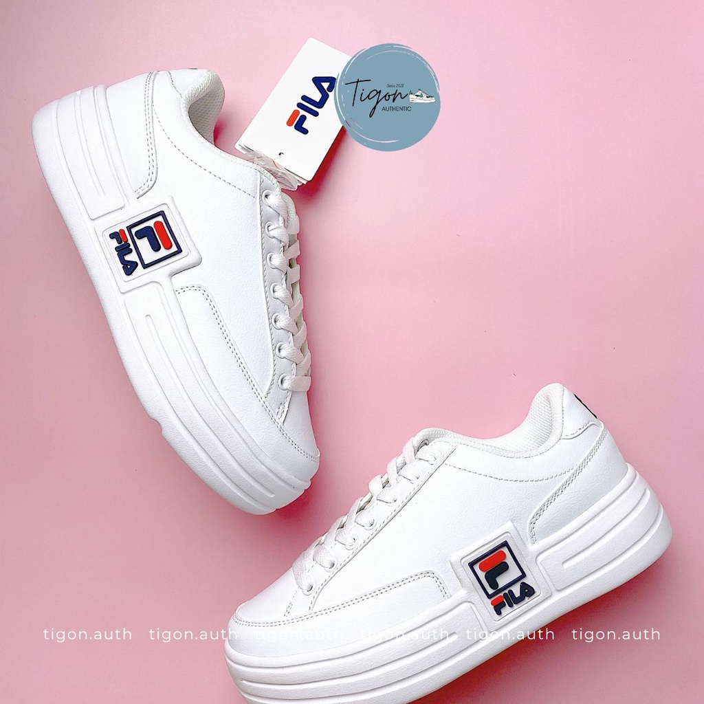Giày thể thao nữ chính hãng , giày sneaker nữ trắng Fila Funky Tennis 1998 1TM00622D  Tigon.auth