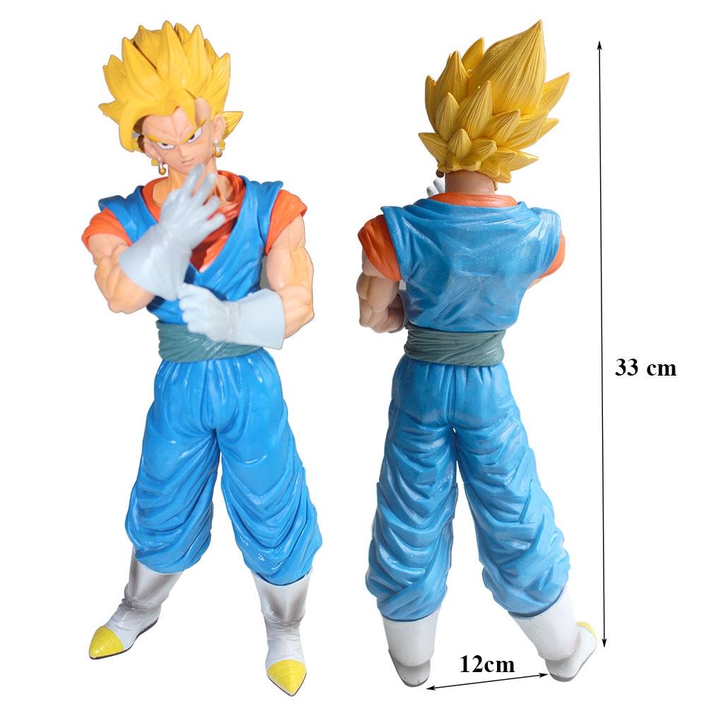 Mô hình 7 viên ngọc rồng Songoku Vegito tóc xanh ,tóc vàng hàng siêu chất cao 33 cm , figure 7 dragon ball
