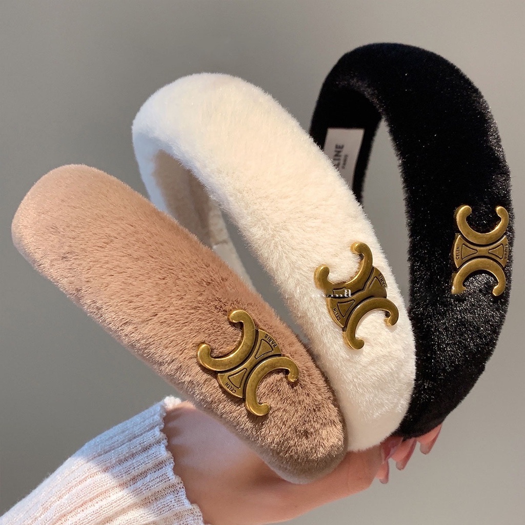 Băng Đô Lông Mềm Đính Charm Celin - Vani Store - PKT00303