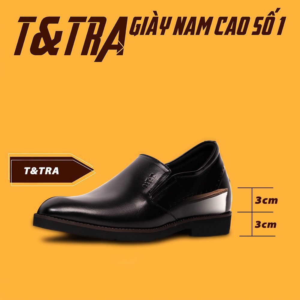 [ 6CM ] Giày Độn Nam T&amp;TRA S1085DT