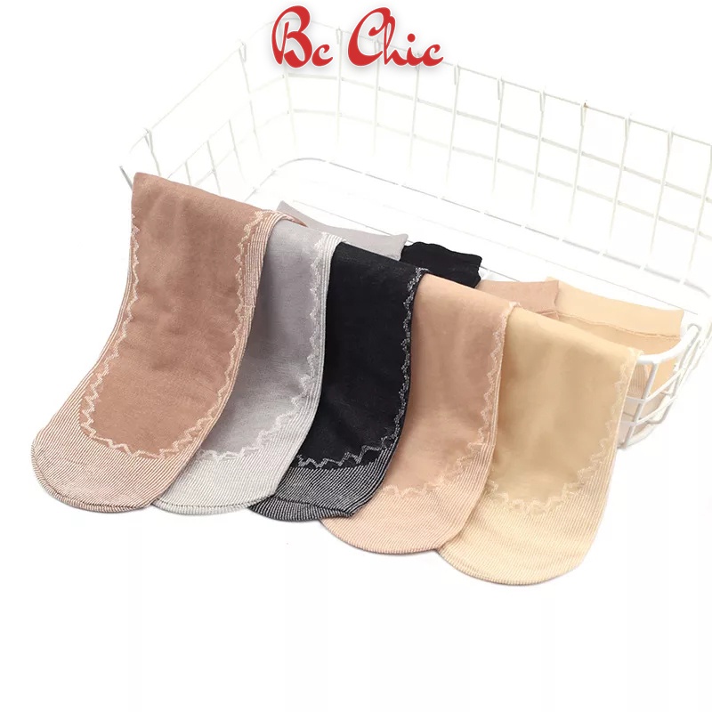 Tất nữ, combo 10 đôi tất giấy phong cách mới T763 thấm hút mồ hôi cực tôt BC_CHIC LINGERIE