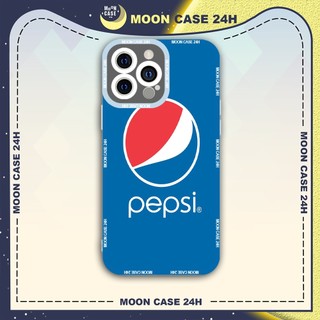 Ốp lưng iphone cạnh vuông Moon Case Pepsi 7/7plus/8/8plus/x/xs/11/12/13/14pro/max/plus/promax