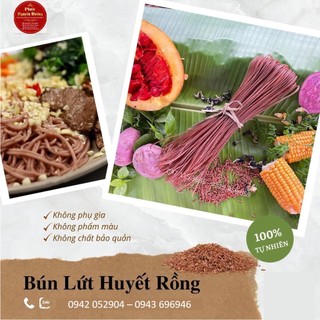 Bún sạch rau củ - bún lứt huyết rồng gói 500gr