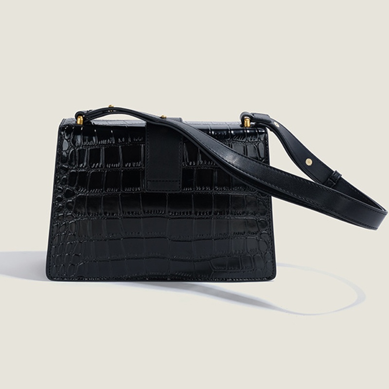 Ielgy Túi Xách Đeo Vai Giả Da Cá Sấu Sức Chứa Lớn Hàng Ngày Cho Nữ