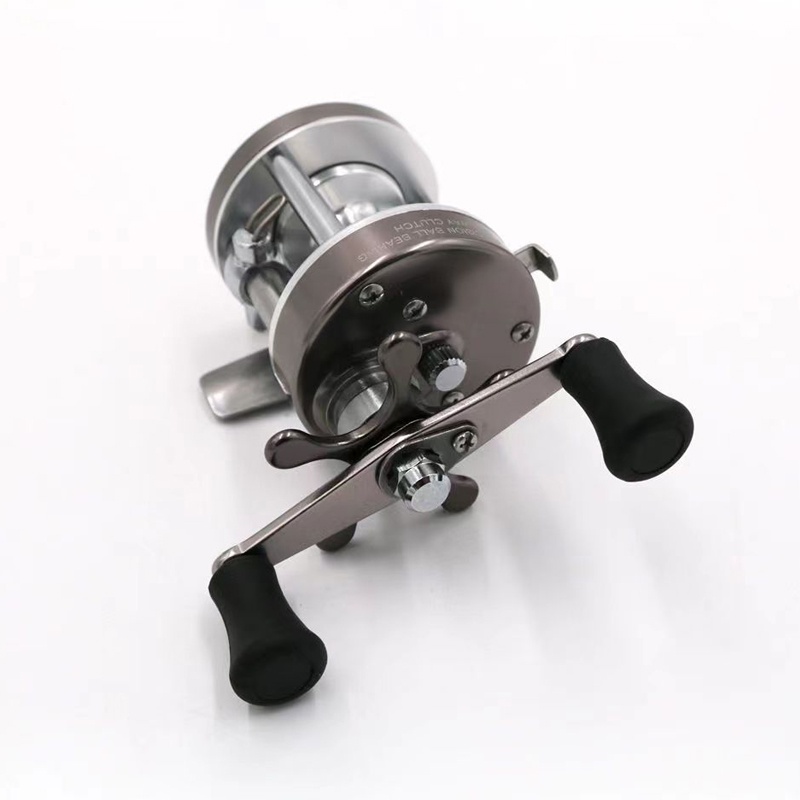 Máy Câu Cấu Hình Tầm Cao Kim Loại Drum Fishing Reel Casting 140g