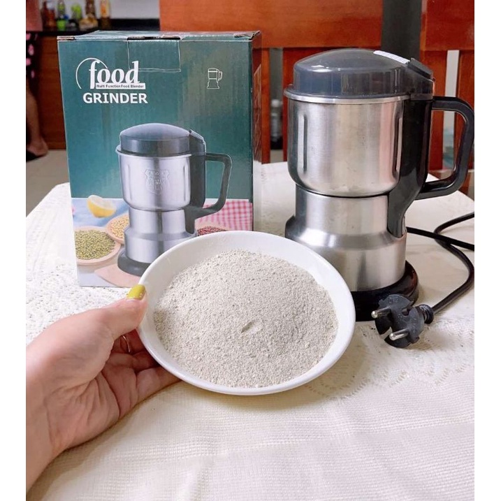Máy xay hạt khô, xay bột, gia vị cà phê đa năng,công suất 300w,6 lưỡi dao cực bén, chất liệu cối inox