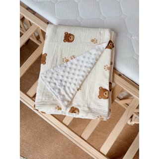 Chăn nỉ xô muslin Be