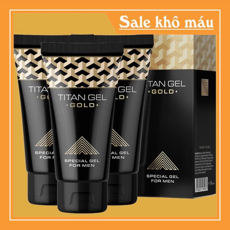 Gel Titan - Gel tăng kích thước dương vật và cương dương, hỗ trợ cho các chàng(che tên)(Hàng Nga) - 2022