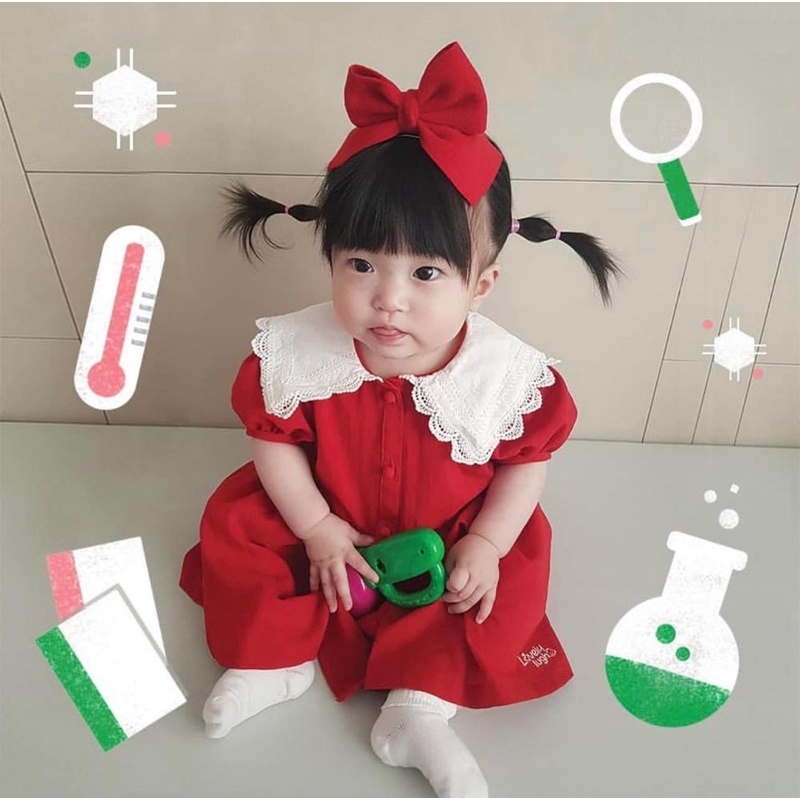 Váy Allolugh nhập Hàn cho bé