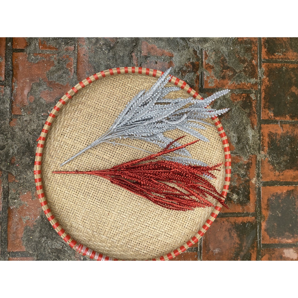 Một nhánh lá vạn tuế trang trí oản tài lộc, tháp bánh | Phụ kiện trang trí