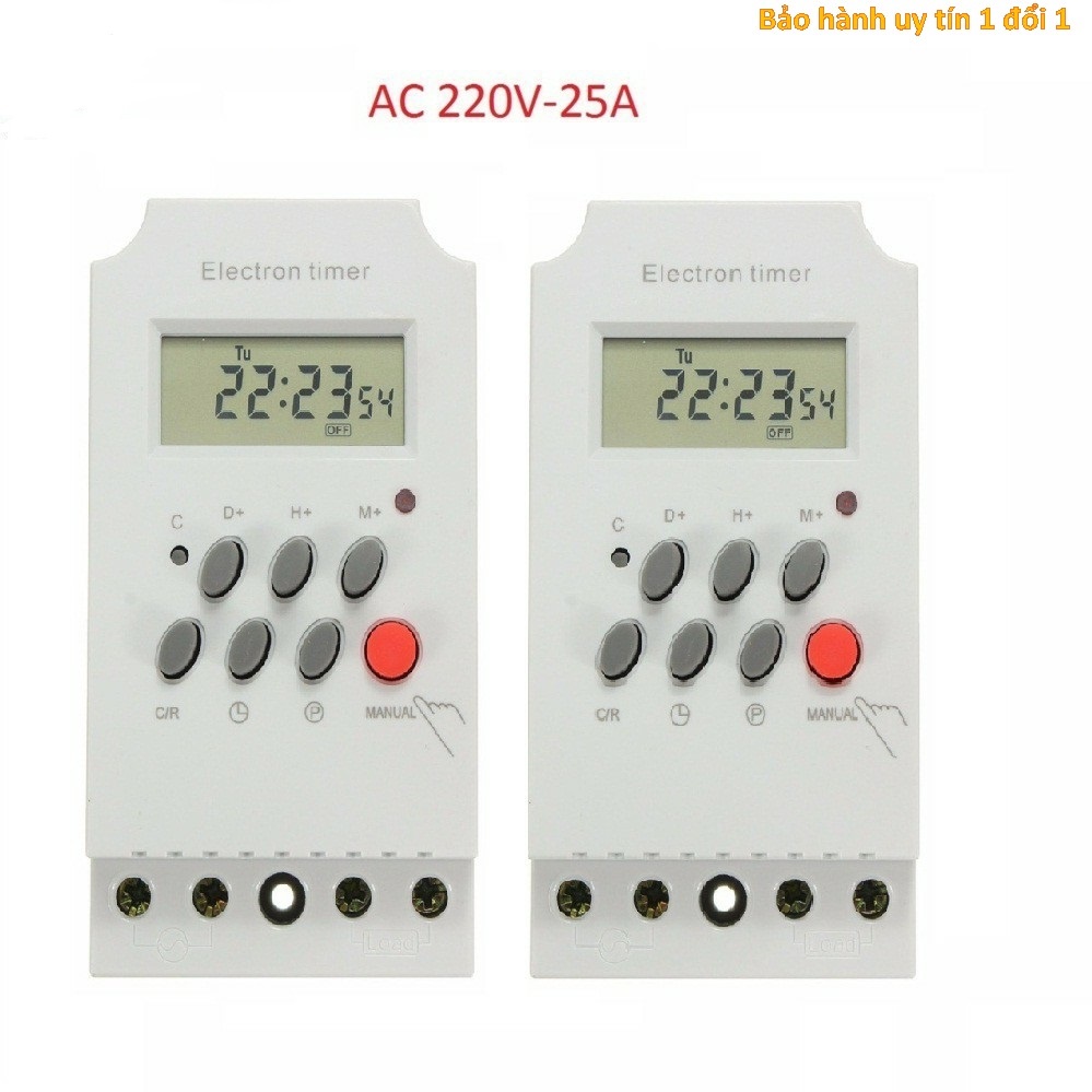 Bộ hẹn giờ bật tắt thiết bị điện 16 chương trình thông minh công tắc hẹn giờ KG316T-II