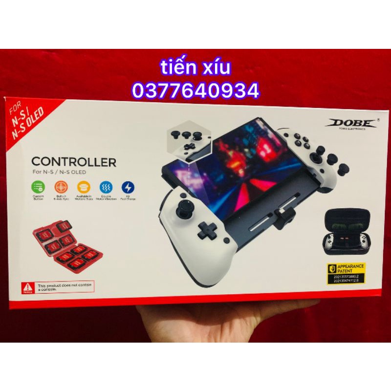 Tay cầm Dobe TNS1125 và TNS 1201 cho Nintendo Switch Oled v1 v2 tay cầm dobe nguyên khối nintendo switch 1201 dobe 1125