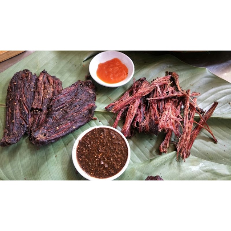 Thịt Trâu Gác Bếp  Gói 500g - Chim Sẻ Food