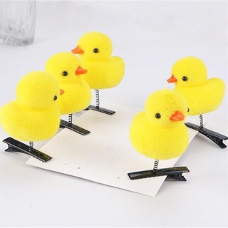 Kẹp Tóc Hình Vịt Vàng Dễ Thương Cho Bé