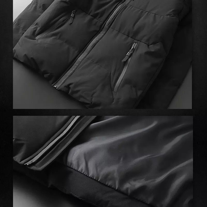 Áo khoác phao nam 3 lớp - Áo khoác gió có mũ phong cách trẻ trung siêu ấm M002