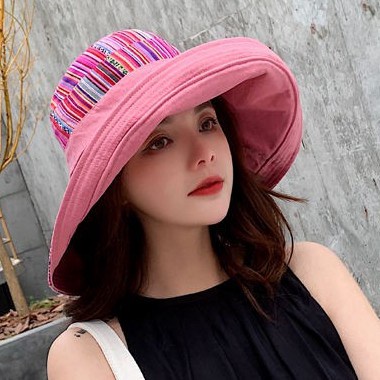 Nón Tai Bèo Rộng Vành Thời Trang Đi Biển Mùa Hè Cho Nữ