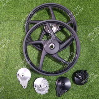 Bánh Mâm WAVE @ 110 Thắng Đùm ( Phanh Cơ ) Trước Sau Lắp Như ZIN các đời Xe HONDA HTH75 MSP 0136