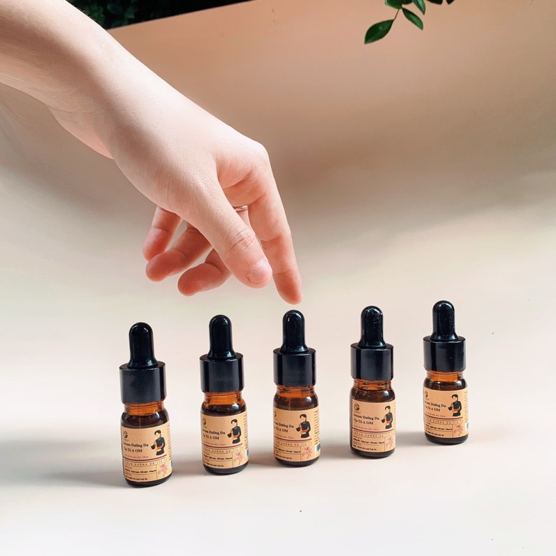 Combo 2 Serum dưỡng da Tía tô tím A Om Natural Dưỡng Ẩm Sâu, Săn Chắc Da 30ml