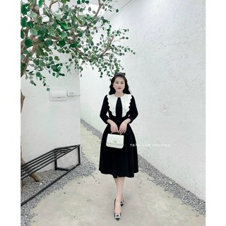 (SHOP NÀNG BÉO BIGSIZE 50KG ĐẾN 90kg) đầm xoè tay lở dự tiệc