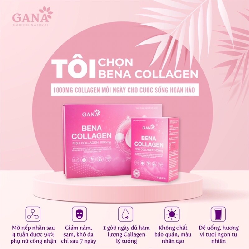 BENA COLLAGEN 30 GÓI CAM KẾT CHÍNH HÃNG CHUẨN