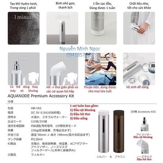 Bình tạo nước Hydrogen AquaNode cầm tay
