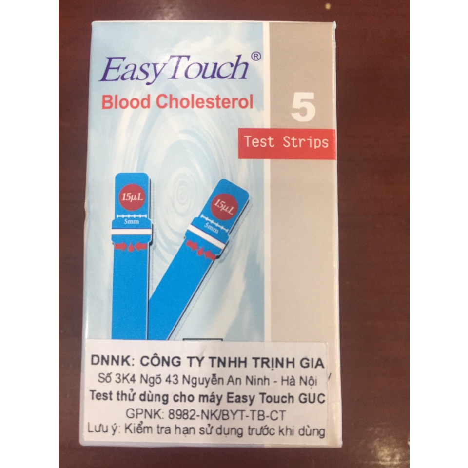Que thử glucose / Axit Uric / Cholesterol  của máy Easy Touch