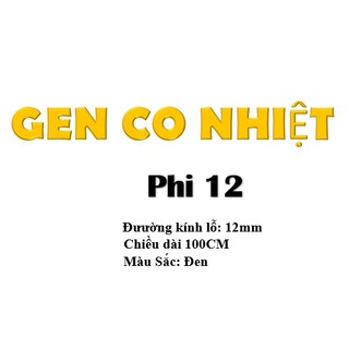 [ 1 Mét ] Gen co nhiệt 4mm, gen co nhiệt phi 4 ( 1 Nhiều Cỡ )