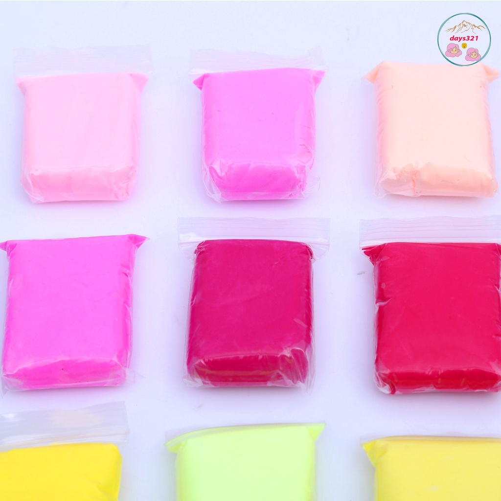 Combo 36 gói đất sét nhật Soft Clay, Nguyên liệu làm butter slime - GUDETAMA squishy slam