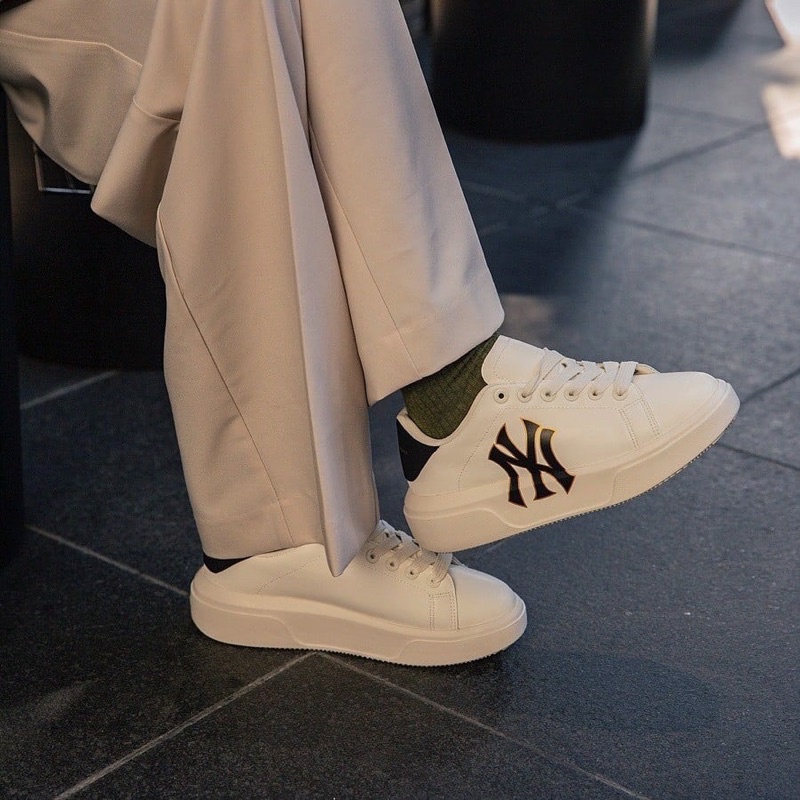 Giày MLB Sneaker Cổ Thấp Chunky Classic logo Yankee.s - Unisex Thương Hiệu Hàn Quốc Chính Hãng,SHOELAB