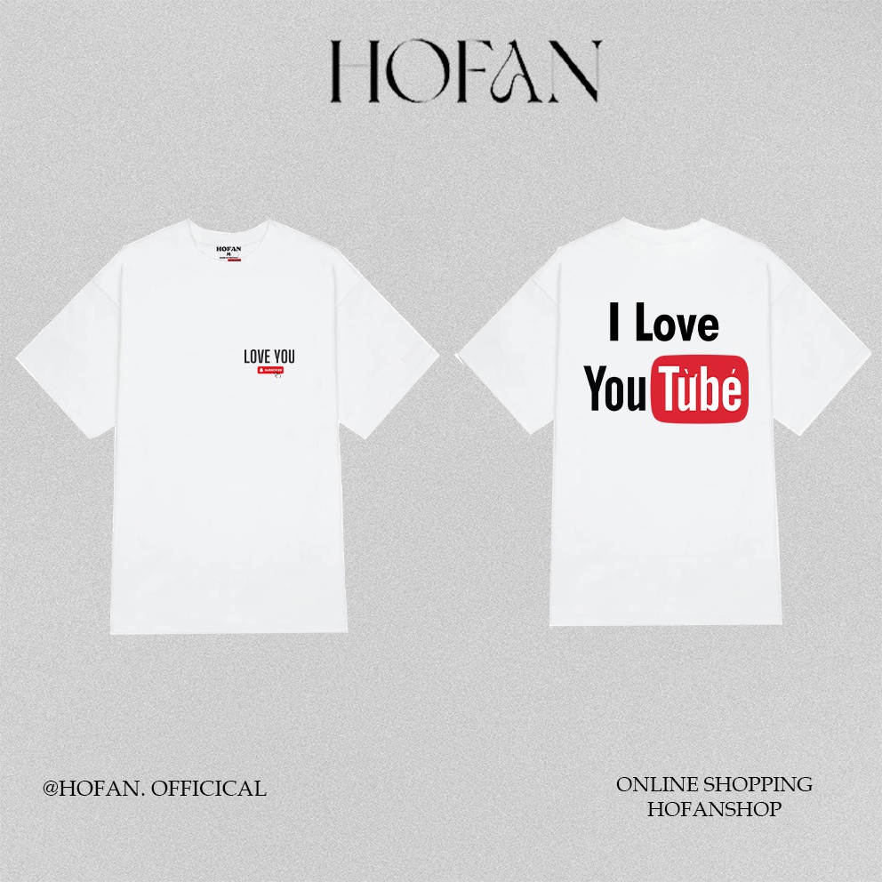 Áo thun unisex nam nữ I LOVE YOU TỪ BÉ cotton form rộng oversize màu đen 100% cotton 2c cao cấp