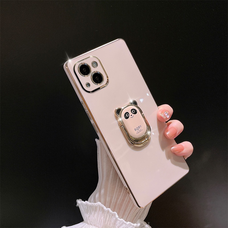 Ốp Điện Thoại Hình Gấu Trúc 3d Cho iPhone 6 plus 6s plus 7 plus 8 plus xs max xr 11 pro max 12 pro max 13 pro max 14 plus 14 pro max