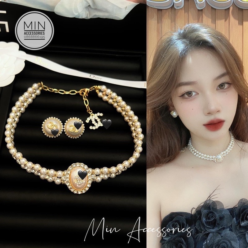 Vòng cổ, Dây chuyền nữ nhiều mẫu, Khuyên tai phụ kiện thời trang nữ PK - NhiNhi Shop